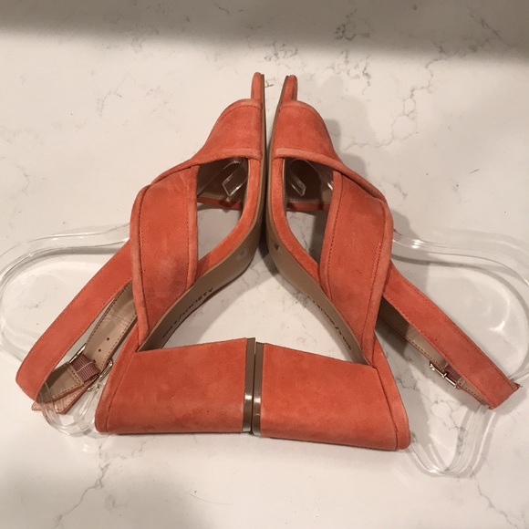 So-Joree coral suede block heel - Picture 6 of 8